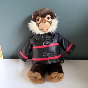 Vintage 2001 The Bear Factory‎ Monkey Stuffed Animal Plush Toy - 14" T28